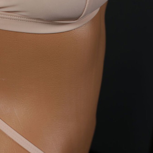 Two-piece bikini new, pink peach, size M
