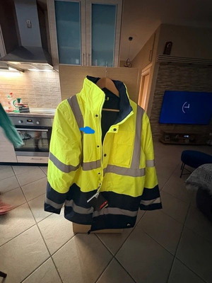 Work jacket high visibility, new