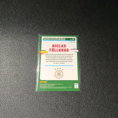 Panini Donruss Niklas Fullkrug 2023-2024 like new