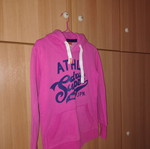 Superdry women's sweatshirt small used, pink and blue