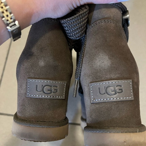 Ugg Australia platform ankle boots like new, gray, size 37