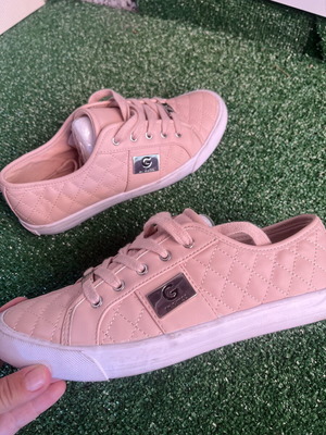 Guess women's pink sneakers size 39