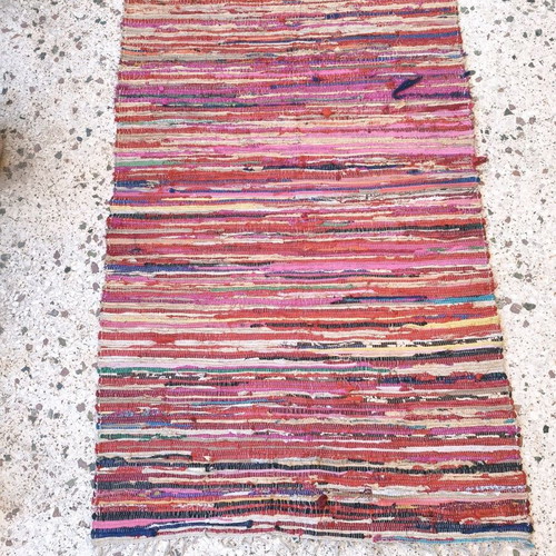 Large used Kourelo rug 120x180 cm with vibrant colors