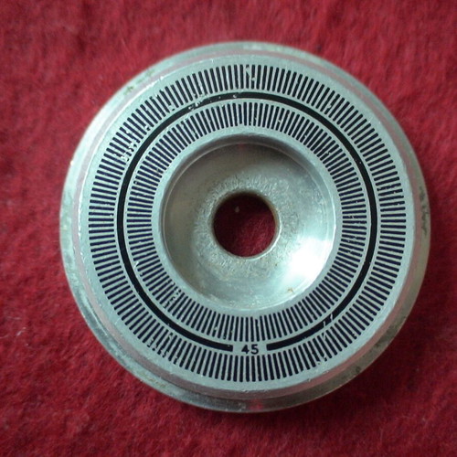 Thorens 45 RPM Strobe Adapter used for vinyl records