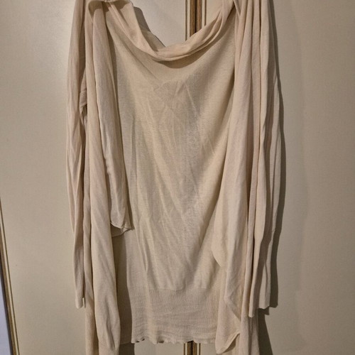 Cardigans like new, black and beige, size L