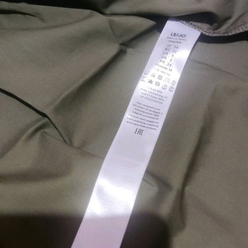 Liu Jo mini dress new, cotton, khaki, size EU32 XS