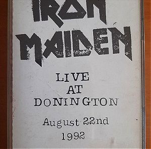 IRON MAIDEN ~ LIVE AT DONINGTON (August 22nd 1992) (ΕΜΙ, 1993) // Αυθεντική ιταλική διπλή κασέτα!