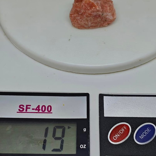 Natural raw orange calcite 19g like new