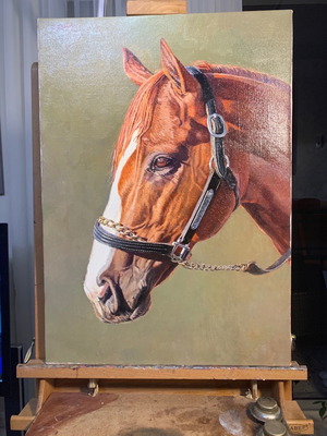 Oil painting on canvas used 50x70