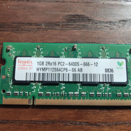 Hynix 1GB DDR2 800MHz SODIMM RAM for laptop