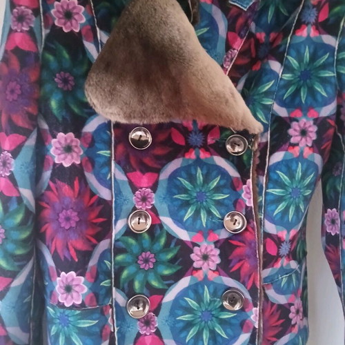 Custo Barcelona jacket coat like new, multicolored