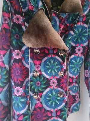 Custo Barcelona jacket coat like new, multicolored