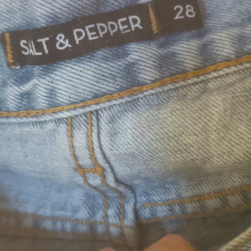 Salt & Pepper blue pants size M like new