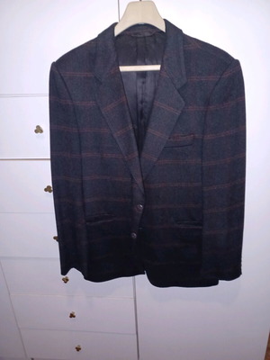Men's jacket dark color size 50 like new