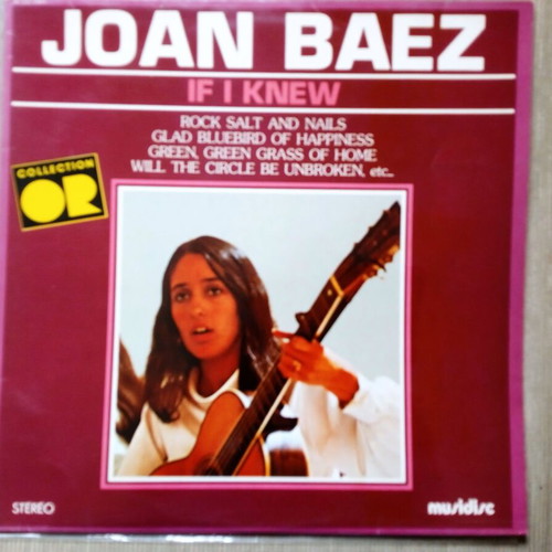 Joan Baez If I Knew vinyl like new, folk