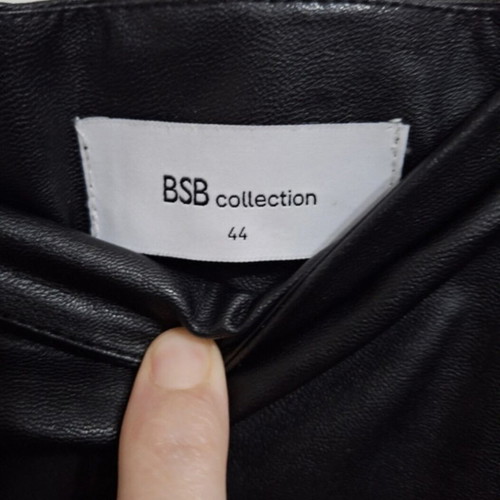 BSB leather skirt like new, black, size XL