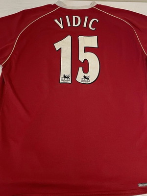 Manchester United original Vidic XL shirt used