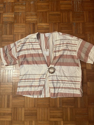 Gioya Co. bolero jacket with belt, new, size U, multicolor