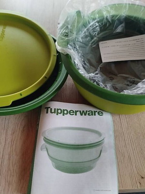 Tupperware Maicro Gourmet σετ μπωλ 3 λίτρων καινούργιο