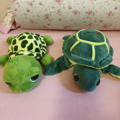 Plush turtles used
