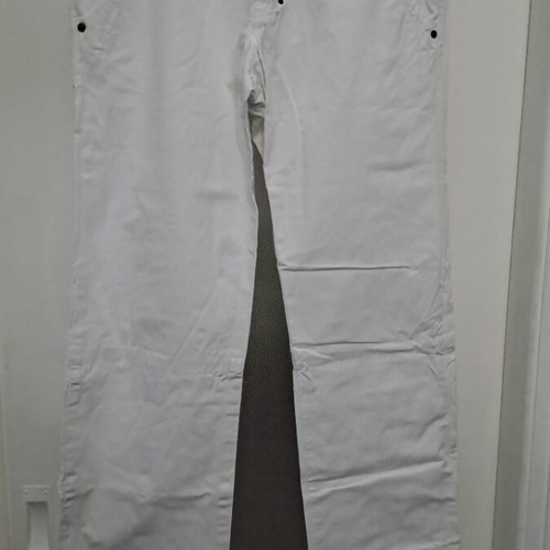 White denim pants Badge like new, late '90s style