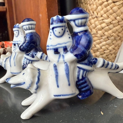 Set of 2 USSR porcelain pieces like new, Russian fairy tale