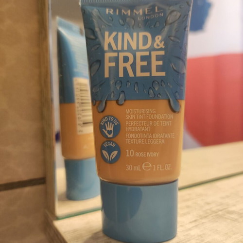 Rimmel Kind & Free Skin Tint Foundation 30ml new, 10-Rose Ivory