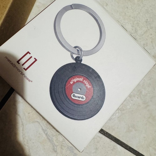 Metal Keychain Vinyl Record Meta[l]morphose new