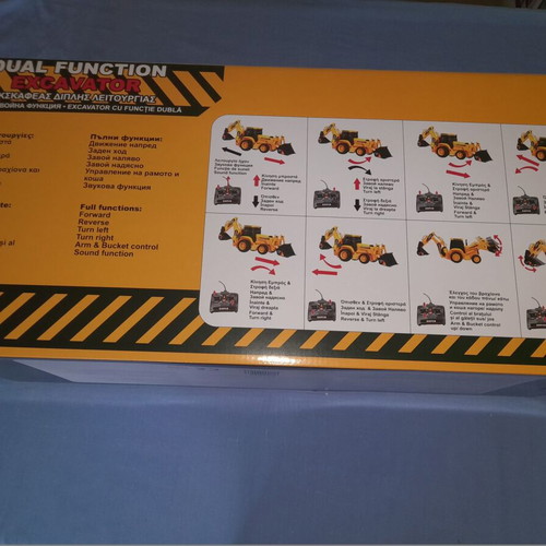 Dual Function Excavator new with remote control