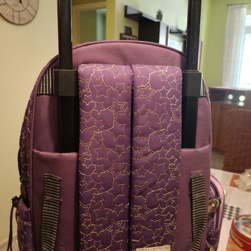 Sandoro school trolley bag used with laptop compartment