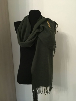 Missoni wool scarf like new, green, 30/178 cm
