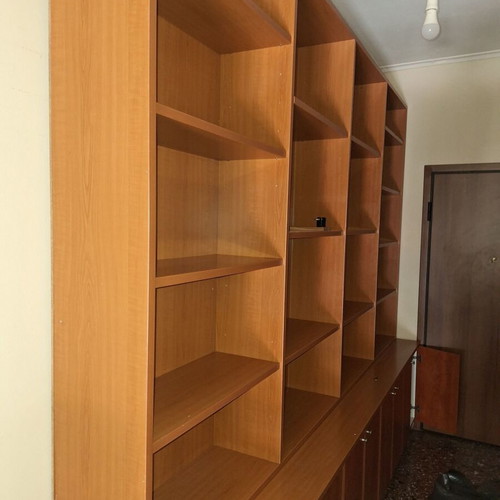 Large bookcase like new with cabinets and adjustable shelves