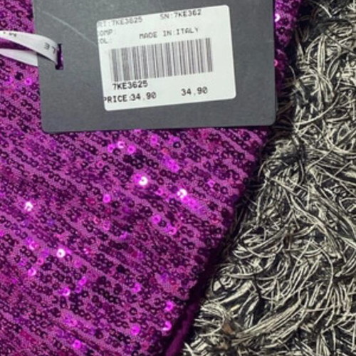 Top with magenta sequins new