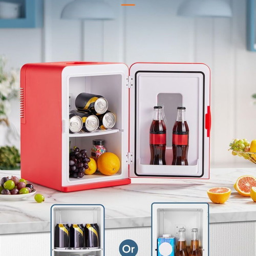 15L Mini Fridge Cooler and Heater DC/AC for Car Office Dorm
