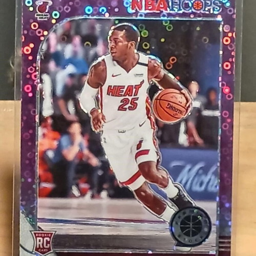 Kendrick Nunn purple disco card 2019-20 Panini Hoops like new