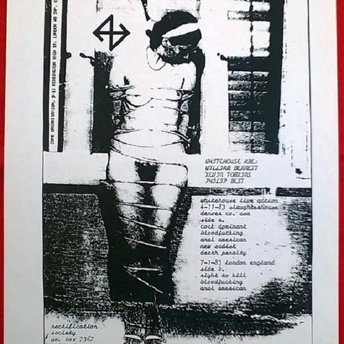 Whitehouse Slaughterhouse LP vinyl used, power electronics avant-synth
