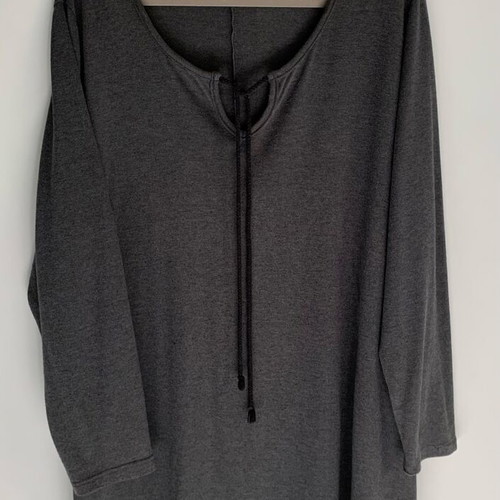 Blouse-dress used, dark gray, size X-XL
