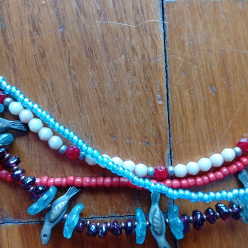 Handmade multicolor necklace