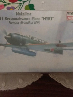 Nakajima C6N1 model airplane new, 1/144 scale