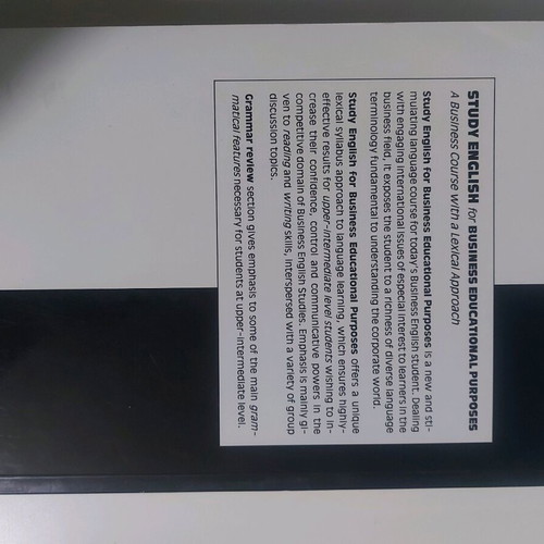 Study English for Business Education Purposes book like new, English