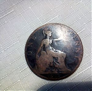 0ne  Penny   1896  , GREAT  BRITAIN