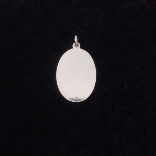 Christian pendant from the 70s, new, gold-colored metal