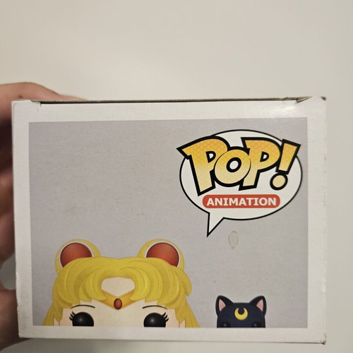 Sailor Moon & Luna Funko Pop #89 used with box and minor damage