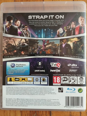 Saints Row The Third PS3 used