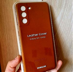 Samsung s21 δερμάτινη θήκη Samsung αυθεντική official leather case cover