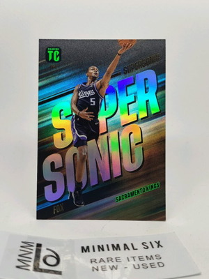 De Arron Fox Supersonic NBA Panini Top Class collectible card like new