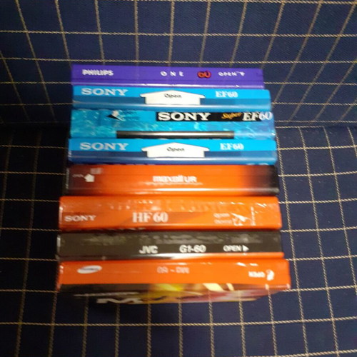 Blank sealed 60-minute cassettes new