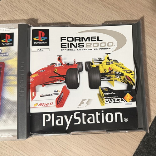 Formel Eins 2000 PS1 game used, German PAL edition