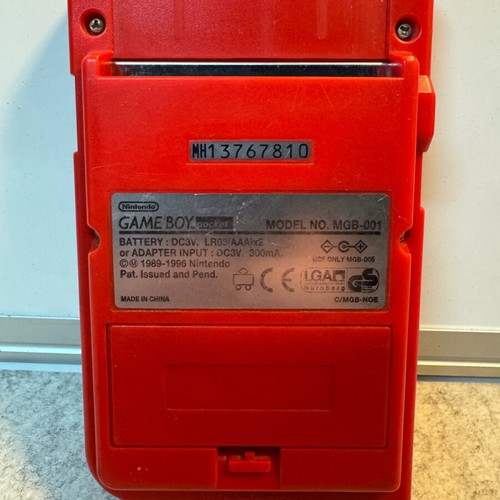 Nintendo Game Boy Pocket red used, tested working