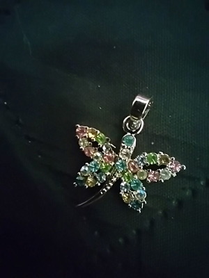 Hanging butterfly pendant new, multicolored